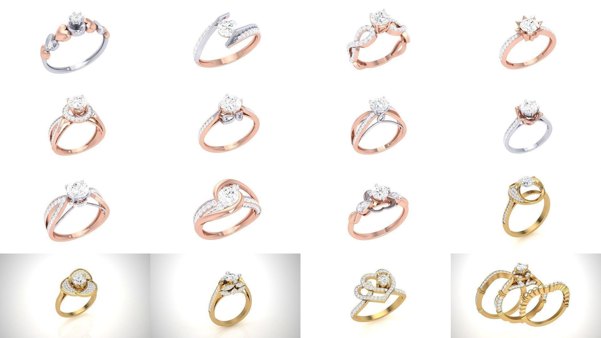 134 Solitaire ring collection  _11