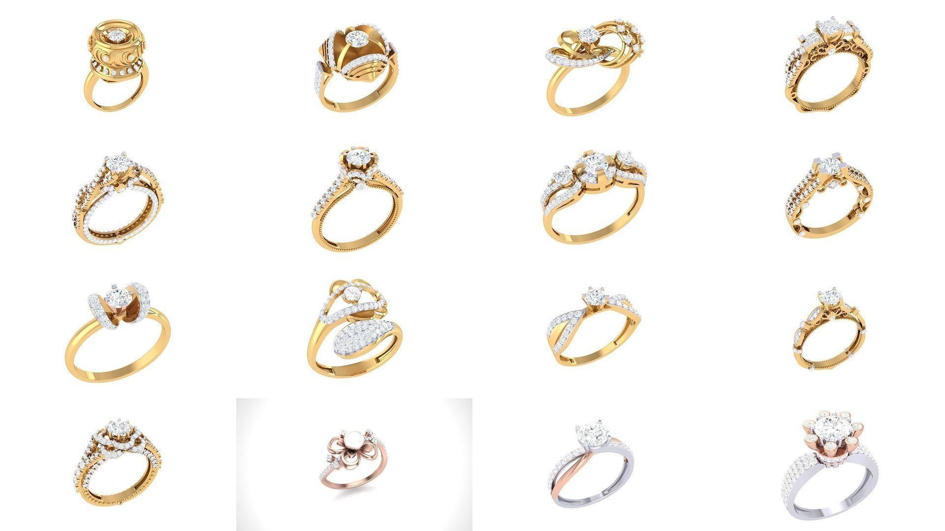 134 Solitaire ring collection  _7