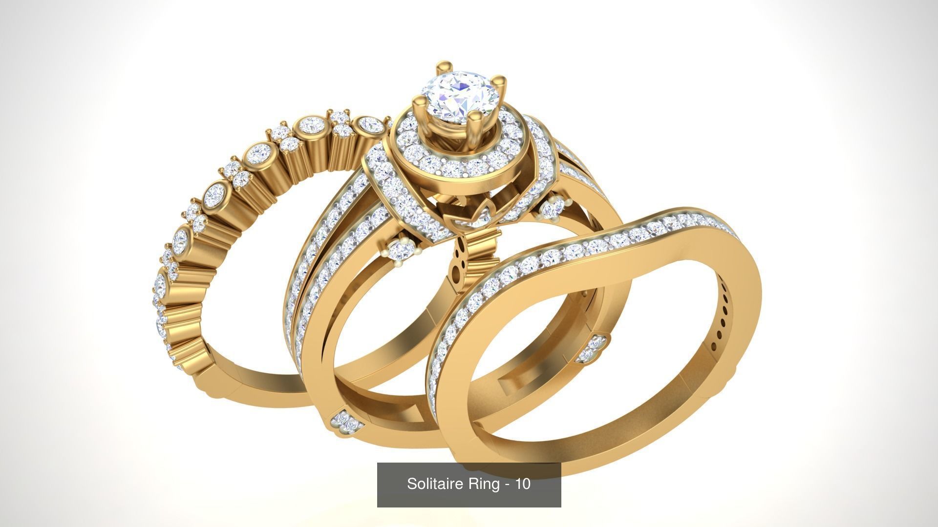 134 Solitaire ring collection  _138