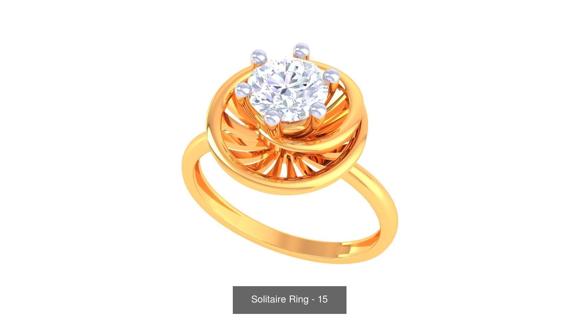 134 Solitaire ring collection  _70