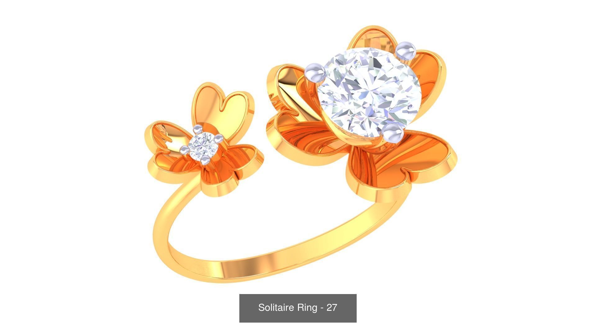 134 Solitaire ring collection  _57