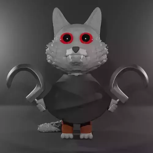 Tiny version of Death Puss in Boots 3D print model