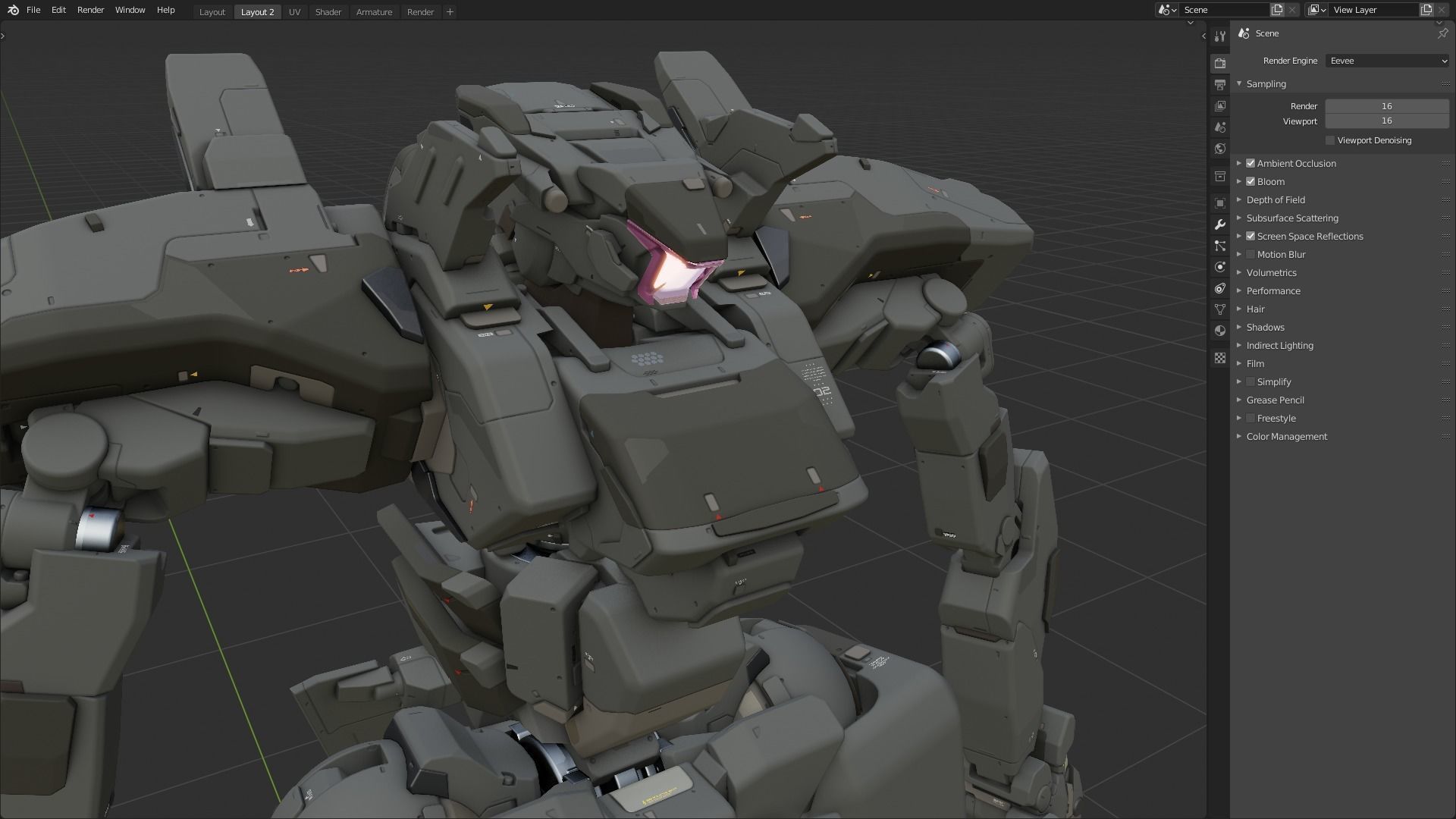 scifi-model556 3D model_5