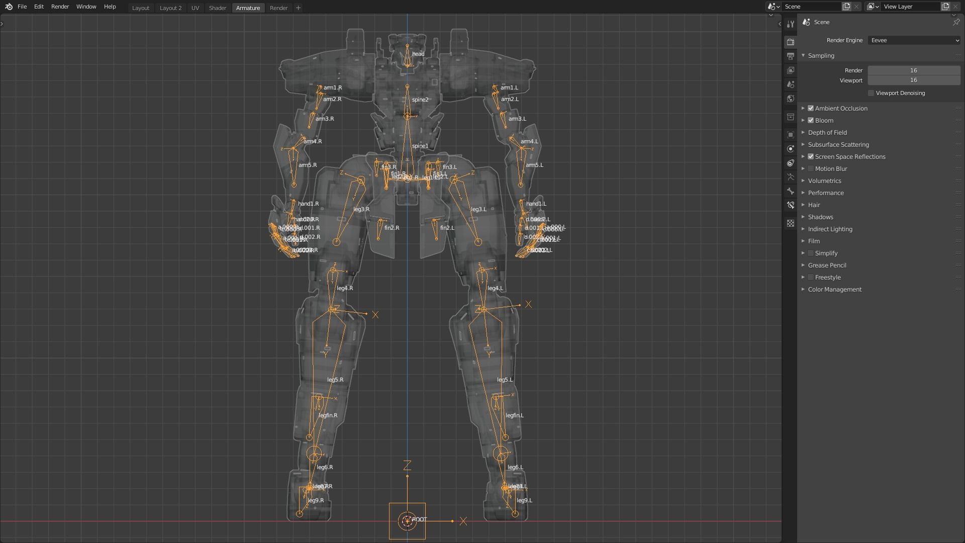 scifi-model556 3D model_4