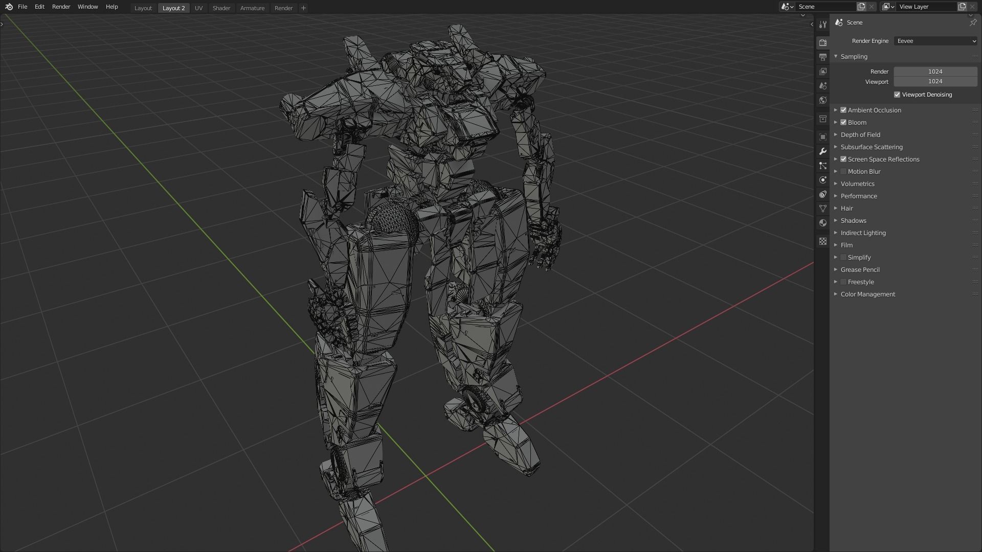 scifi-model556 3D model_2