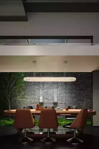 Villa basement bar scene model for Fstorm