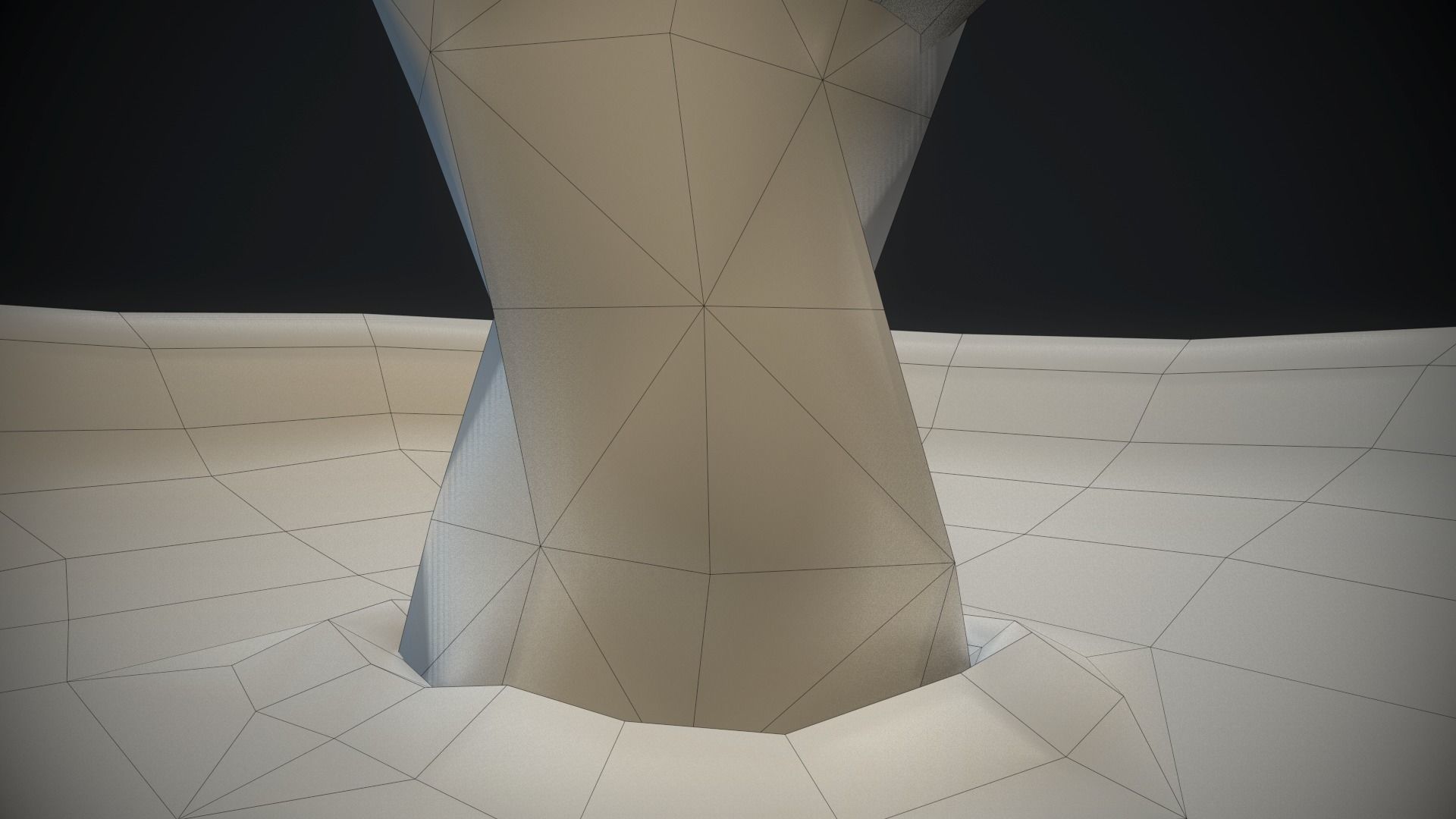 Small candle 1 PBR Low-poly 3D model_8