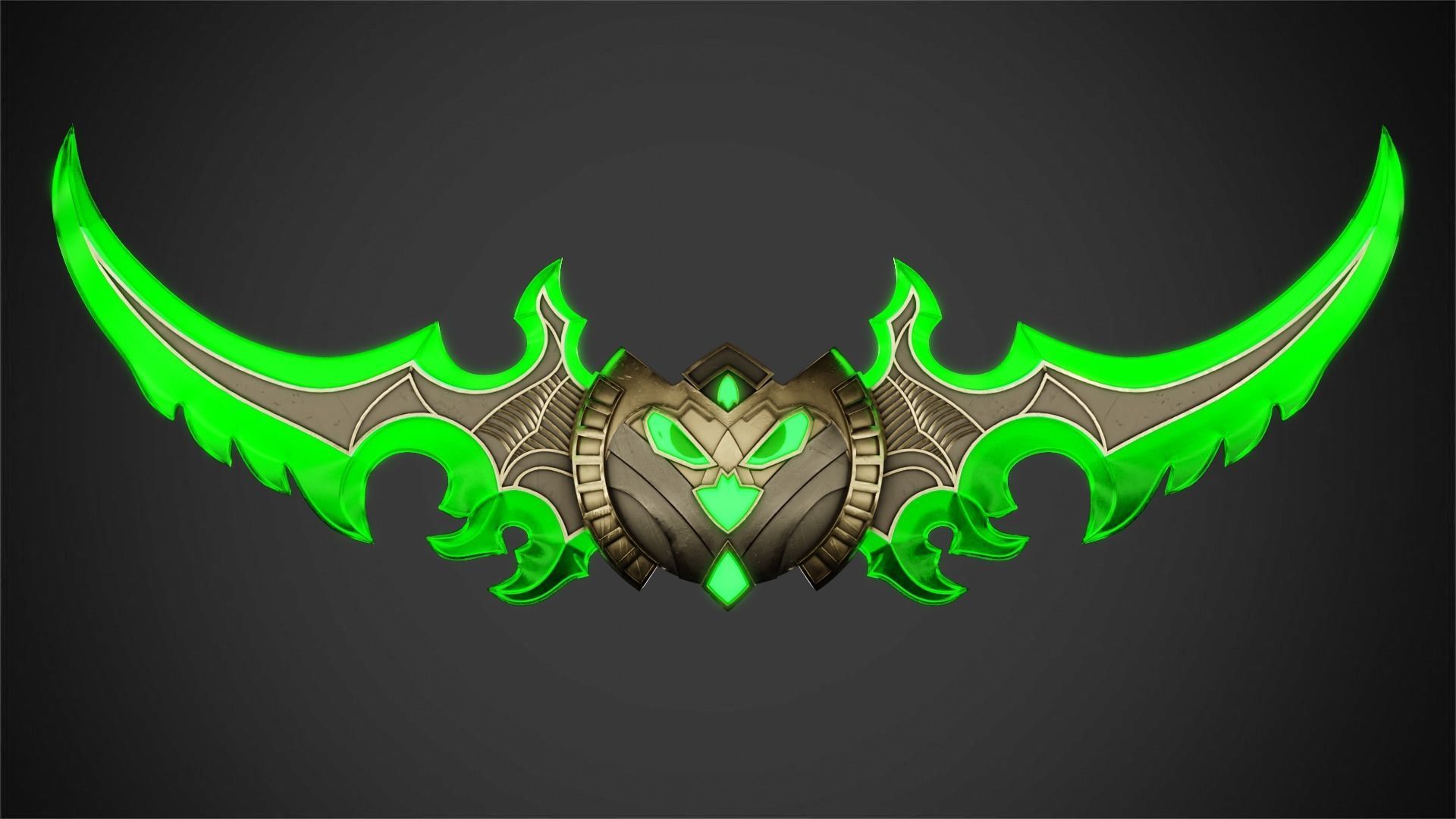 WOW Illidan Stormrage Sword for Cosplay 3D print model_2