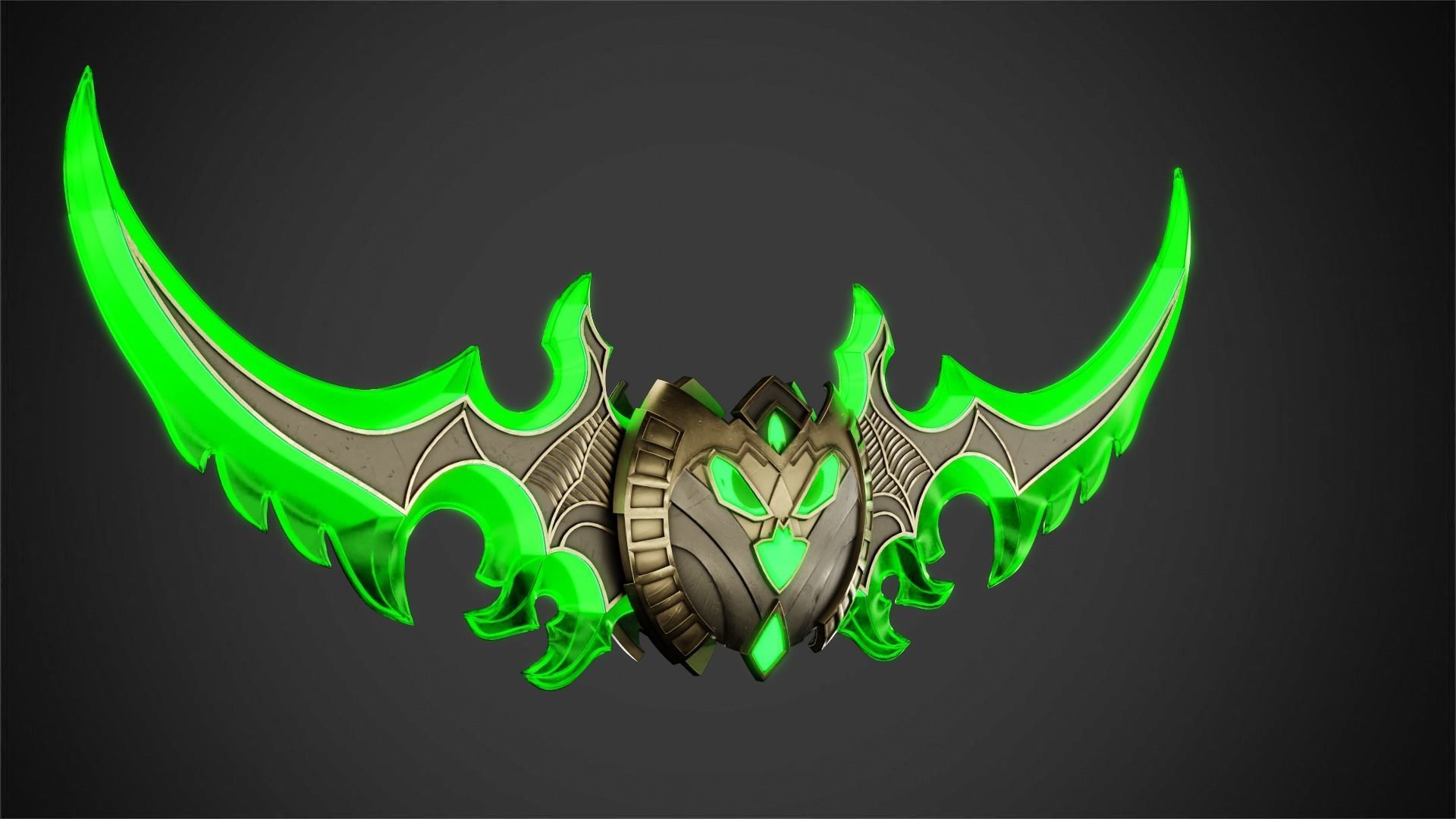 WOW Illidan Stormrage Sword for Cosplay 3D print model_5