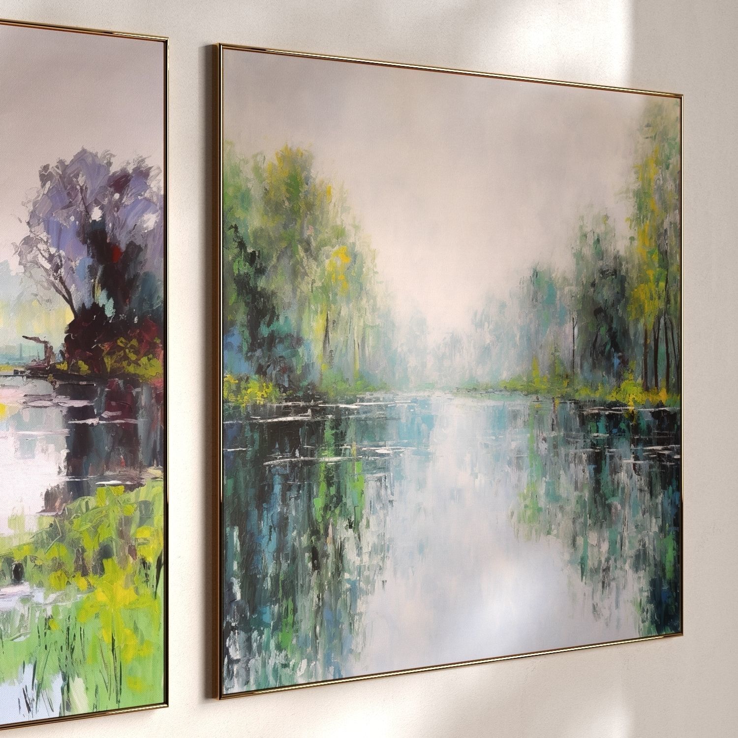 Set of large canvas paintings 16 3D model_6