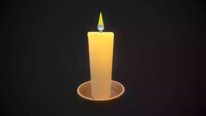 Small candle 2 PBR