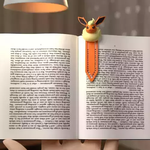 flareon bookmark 3D print model