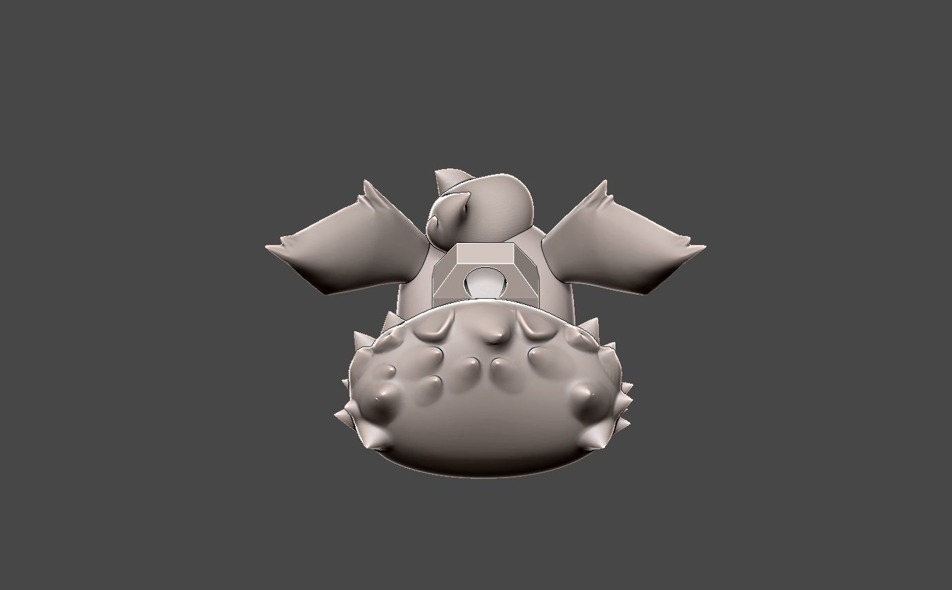 flareon keychain 3D print model_8