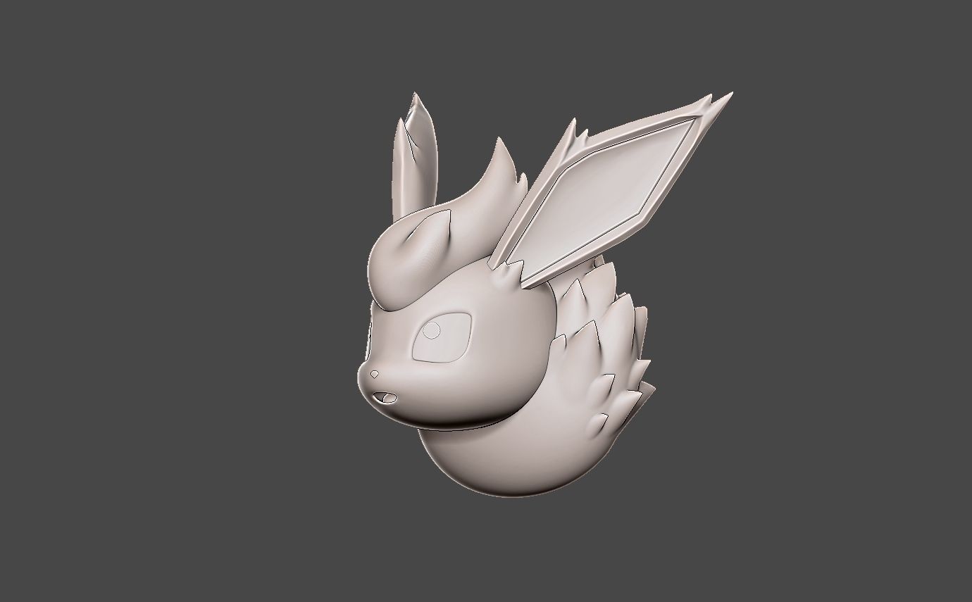 flareon keychain 3D print model_10