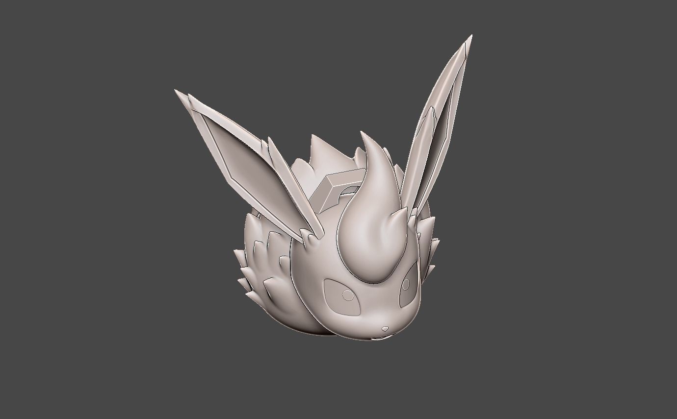 flareon keychain 3D print model_4
