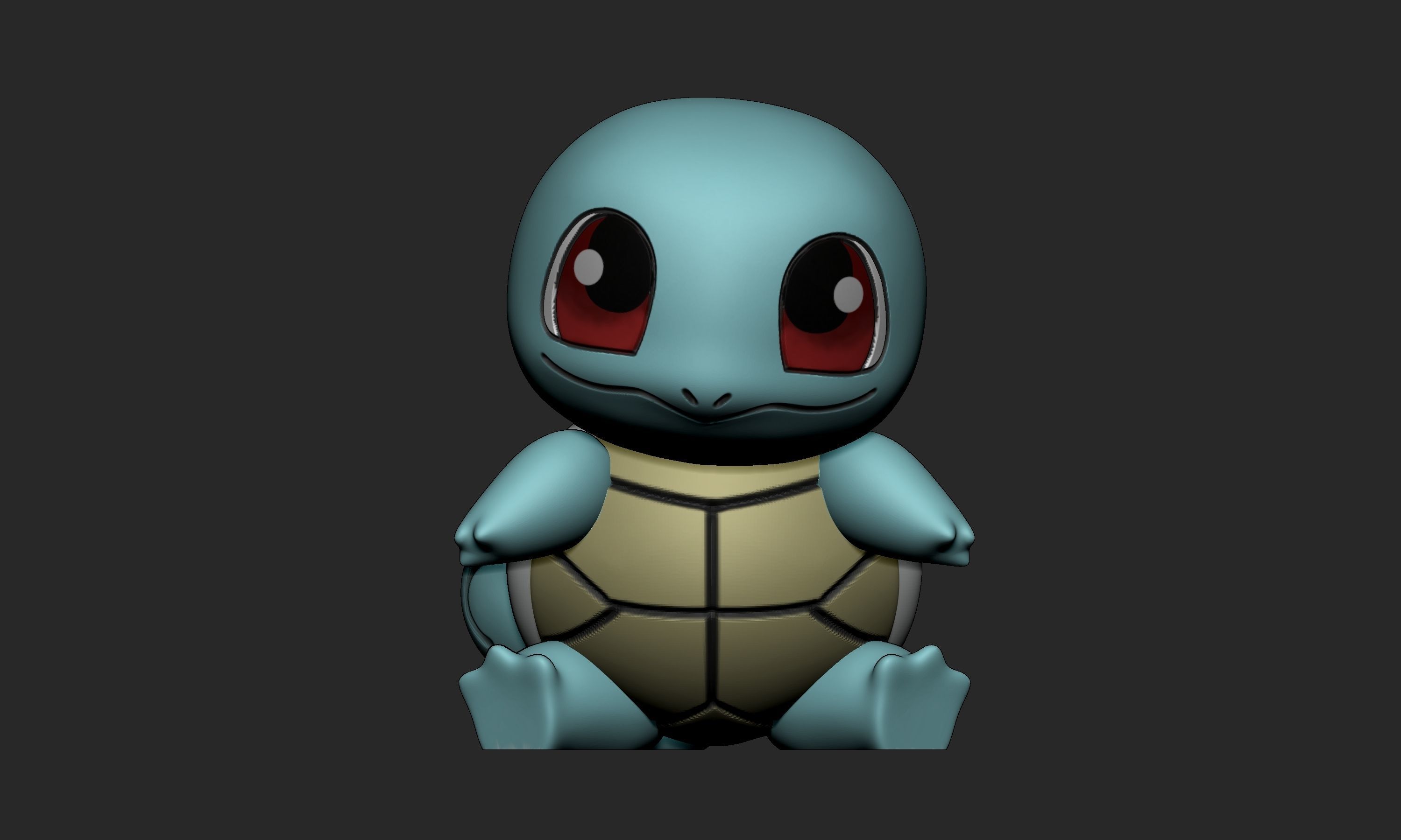 CHIBI POKEMON - SQUIRTLE 3D print model_1