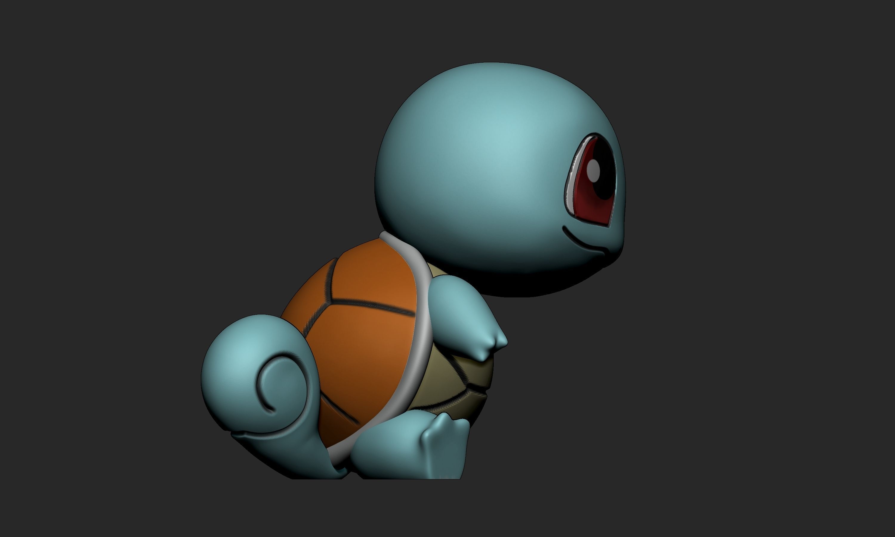 CHIBI POKEMON - SQUIRTLE 3D print model_4