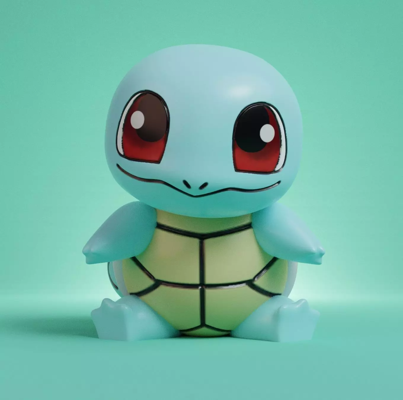 CHIBI POKEMON - SQUIRTLE 3D print model_0