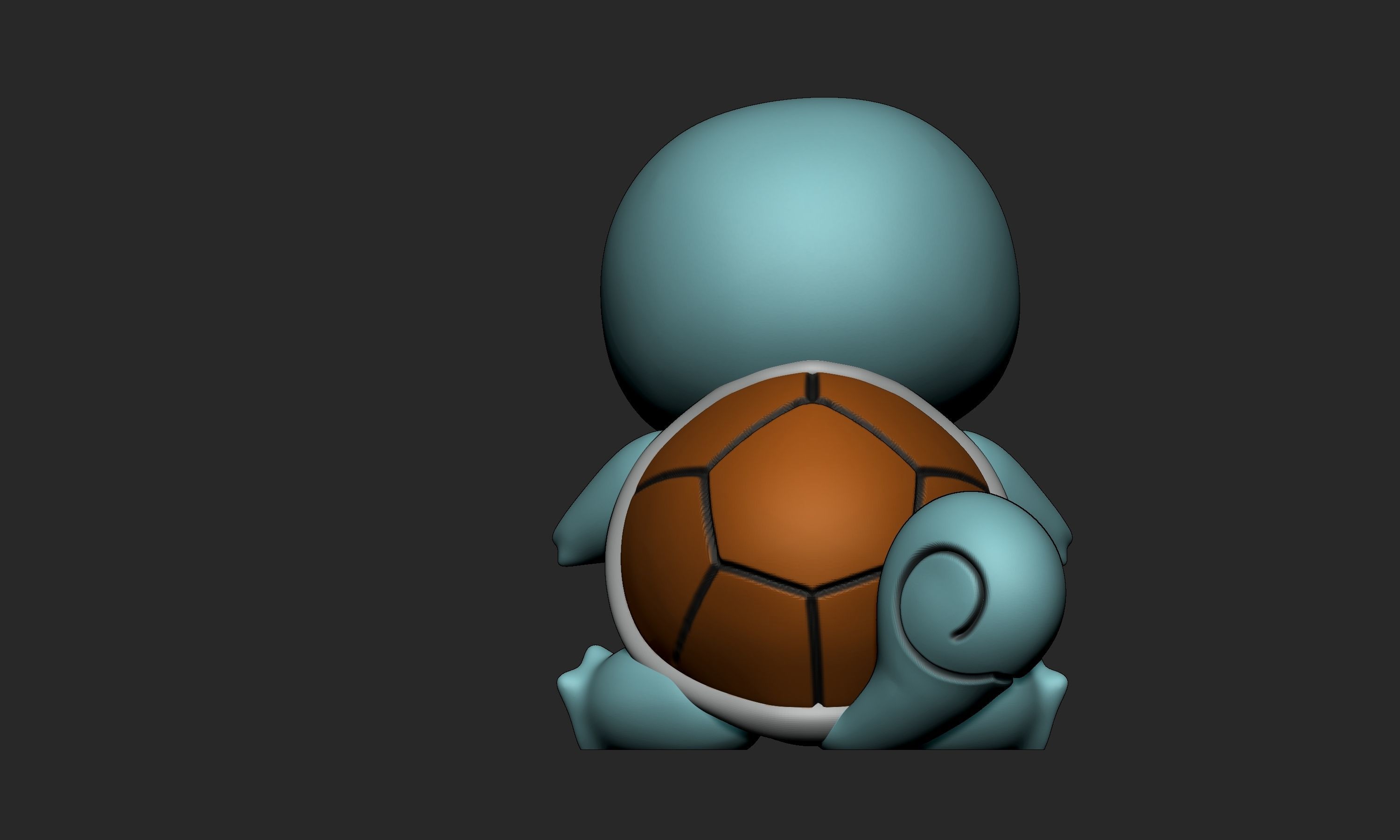 CHIBI POKEMON - SQUIRTLE 3D print model_3