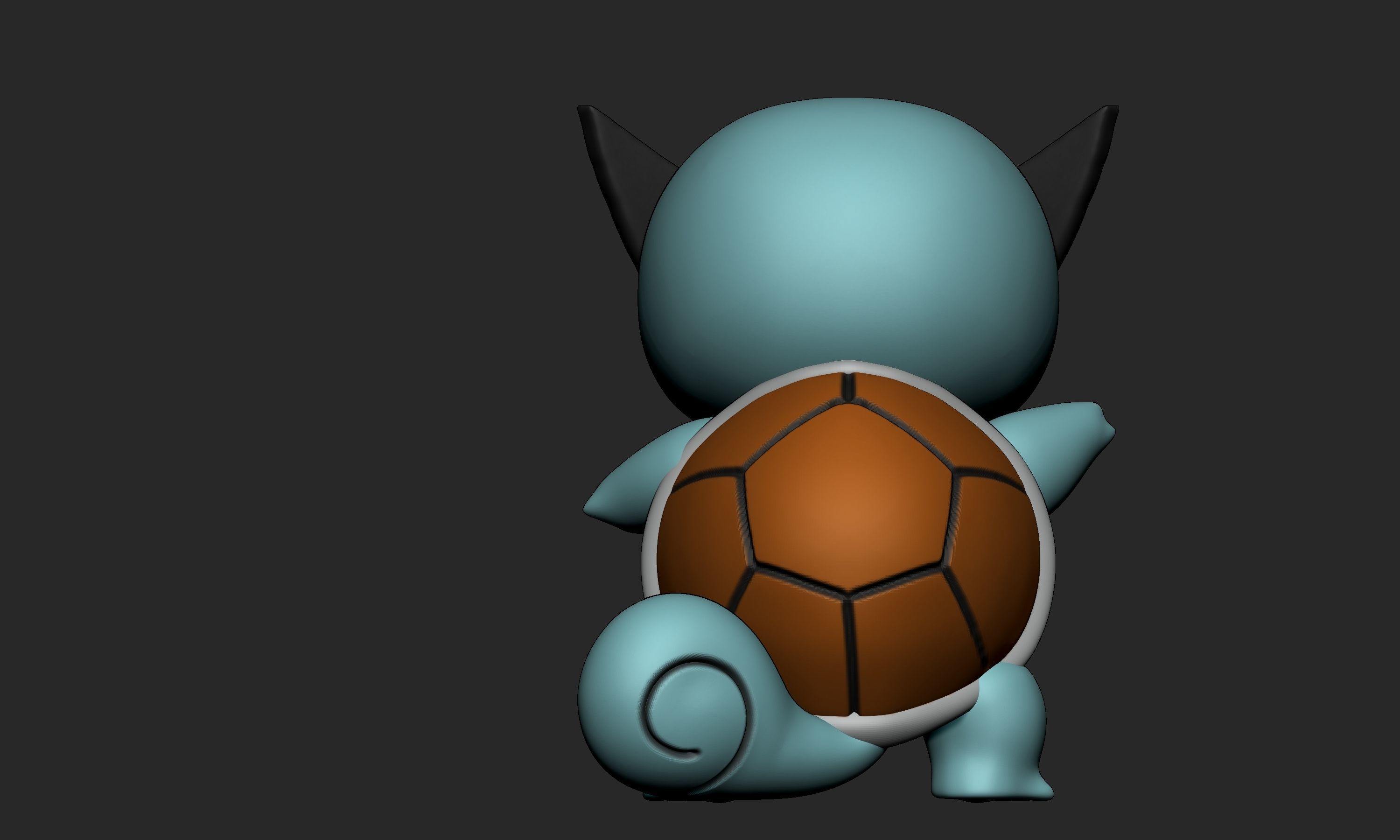 CHIBI POKEMON - SQUIRTLE SQUAD LEADER Free 3D print model_2