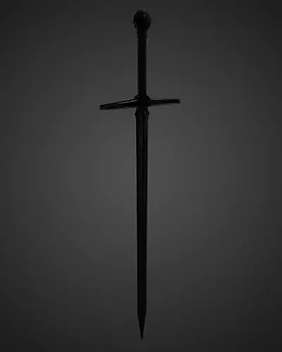 All Black the Necrosword 3D print model