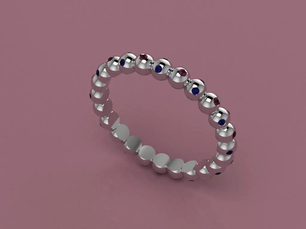 bubble ring Free 3D print model