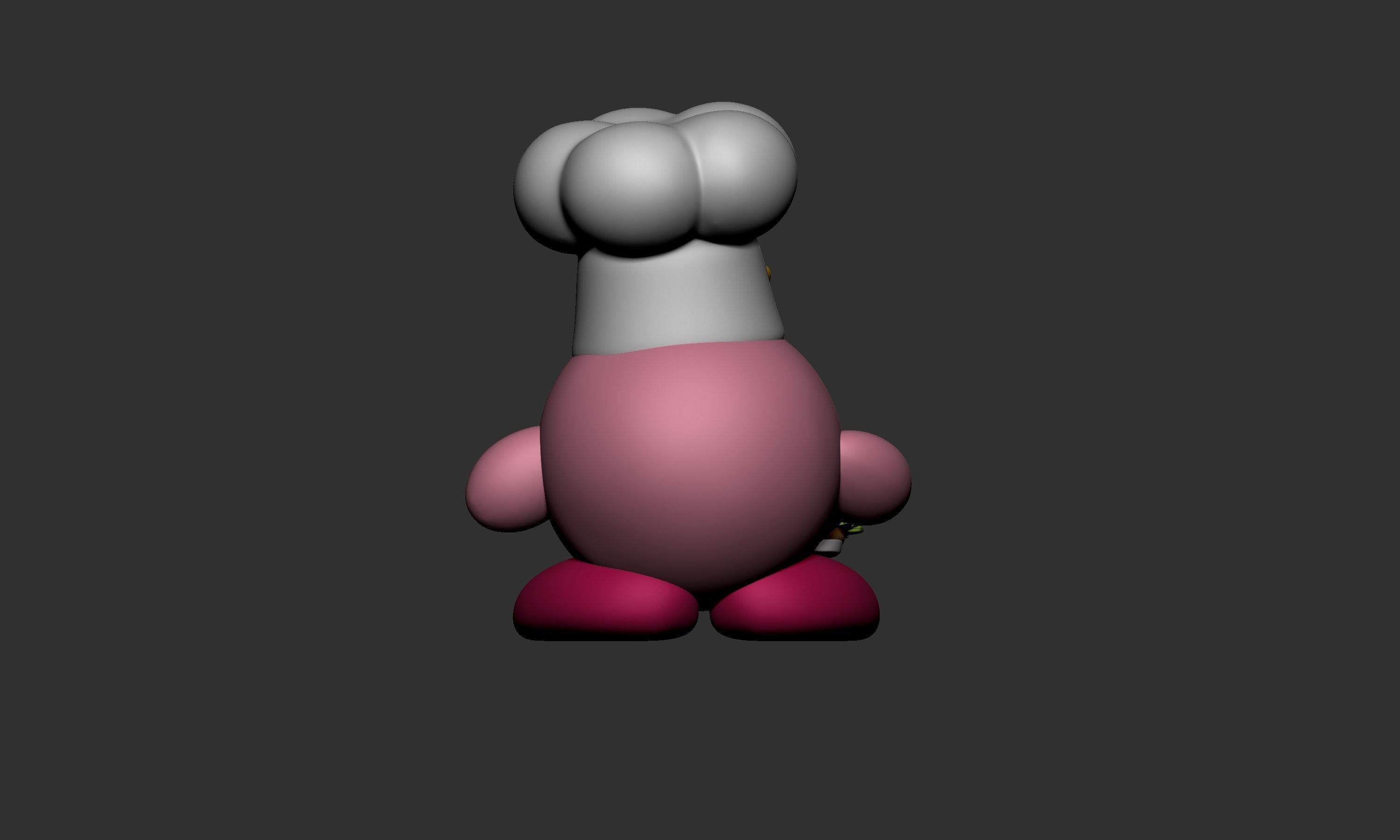 CHEF KIRBY 3D print model_3