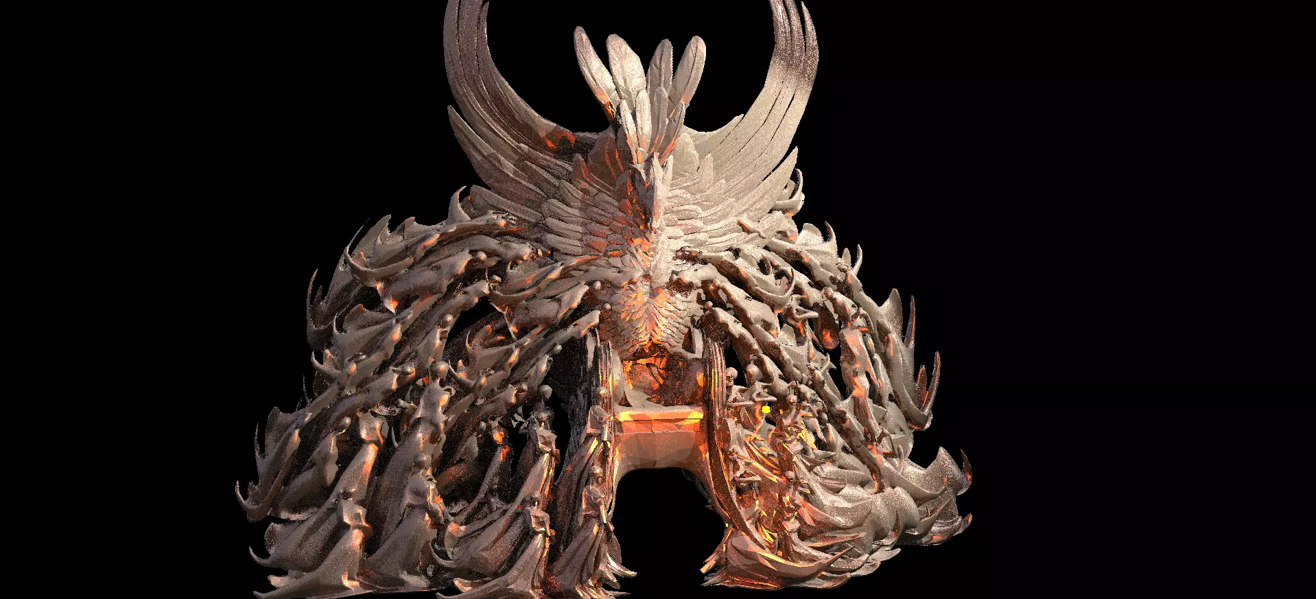 Dantes Inferno Ghost Throne  3D model_0