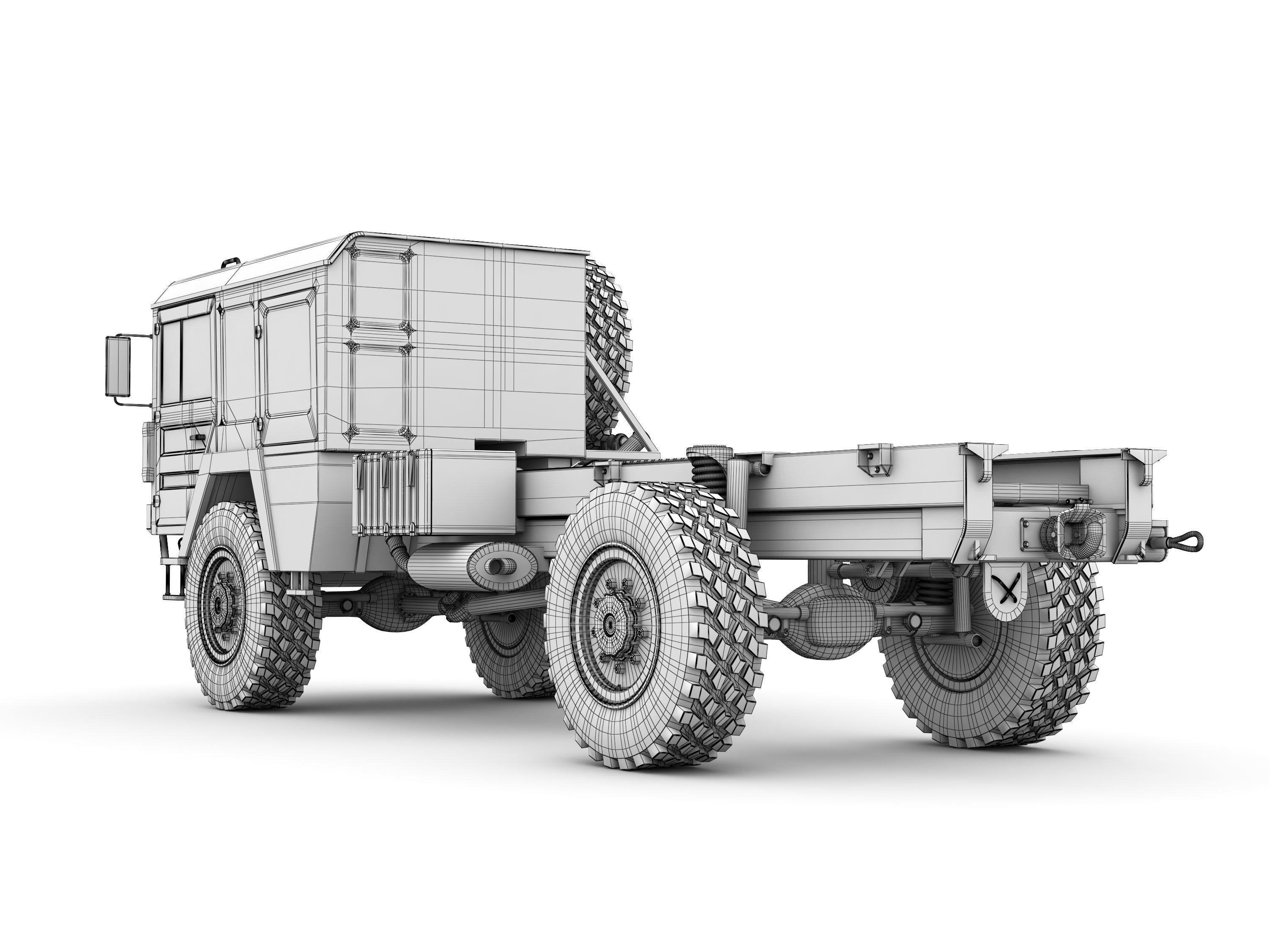 Man Kat1 3D Model - 4x4 and 6x6 Trucks 3D model_21