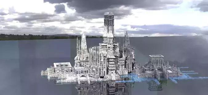 Ancient Egyptian Floating Temples 1