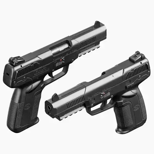 FN Five-SeveN MKII Low-poly 3D model