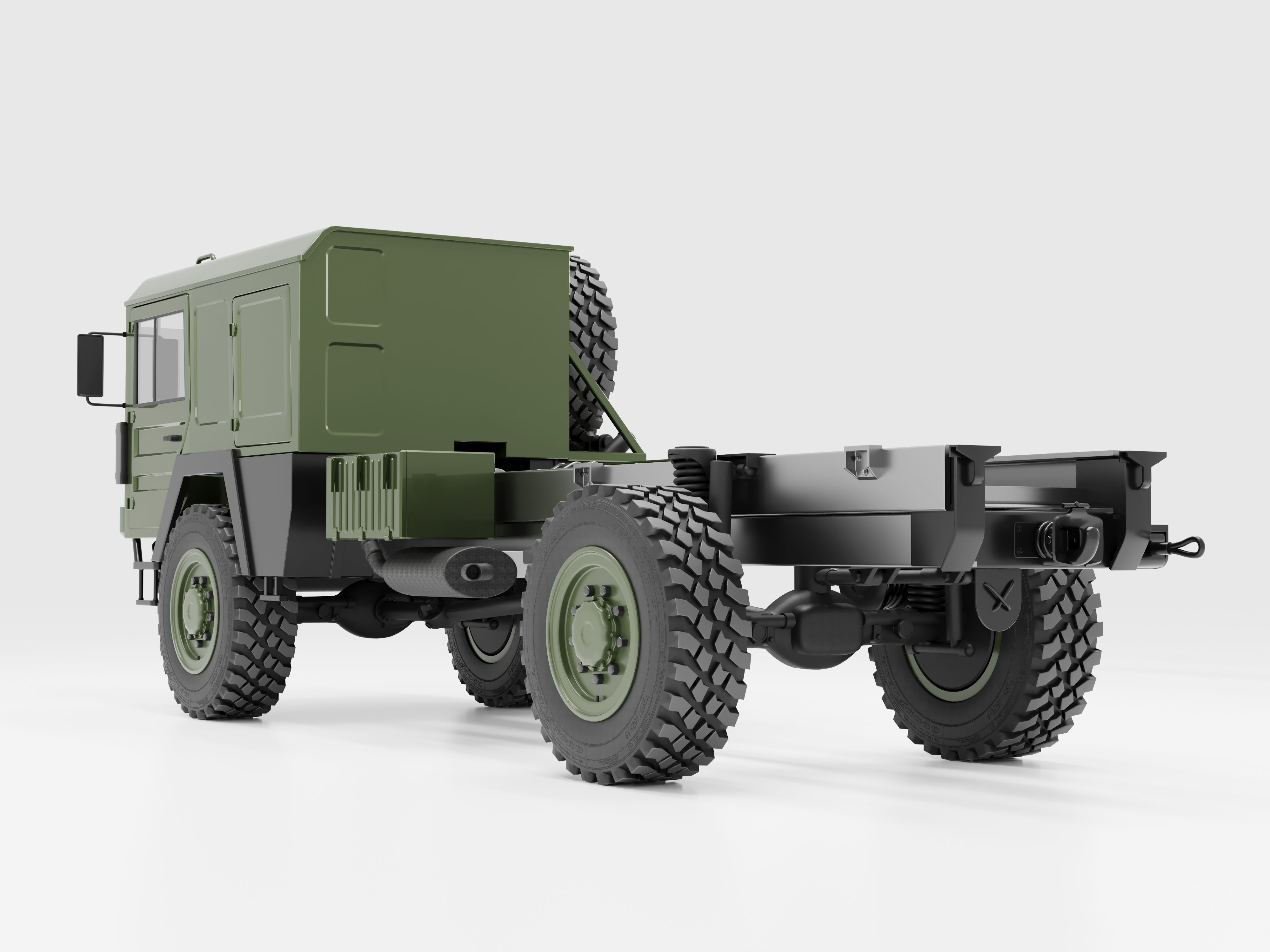Man Kat1 3D Model - 4x4 and 8x8 Trucks 3D model_10