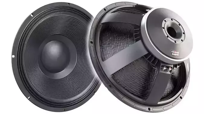 Powerful speaker 18TBX100 3D model