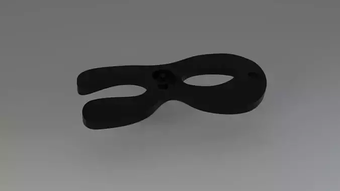 Key-chain of Victor Osimhen Napoli Soccer 3D print model