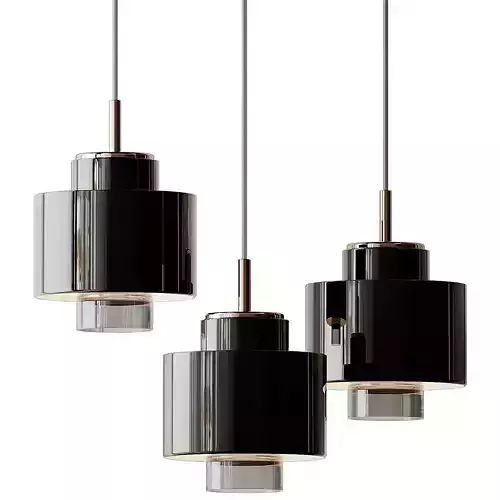 Ceramic Pendant Light by Eric Willemart
