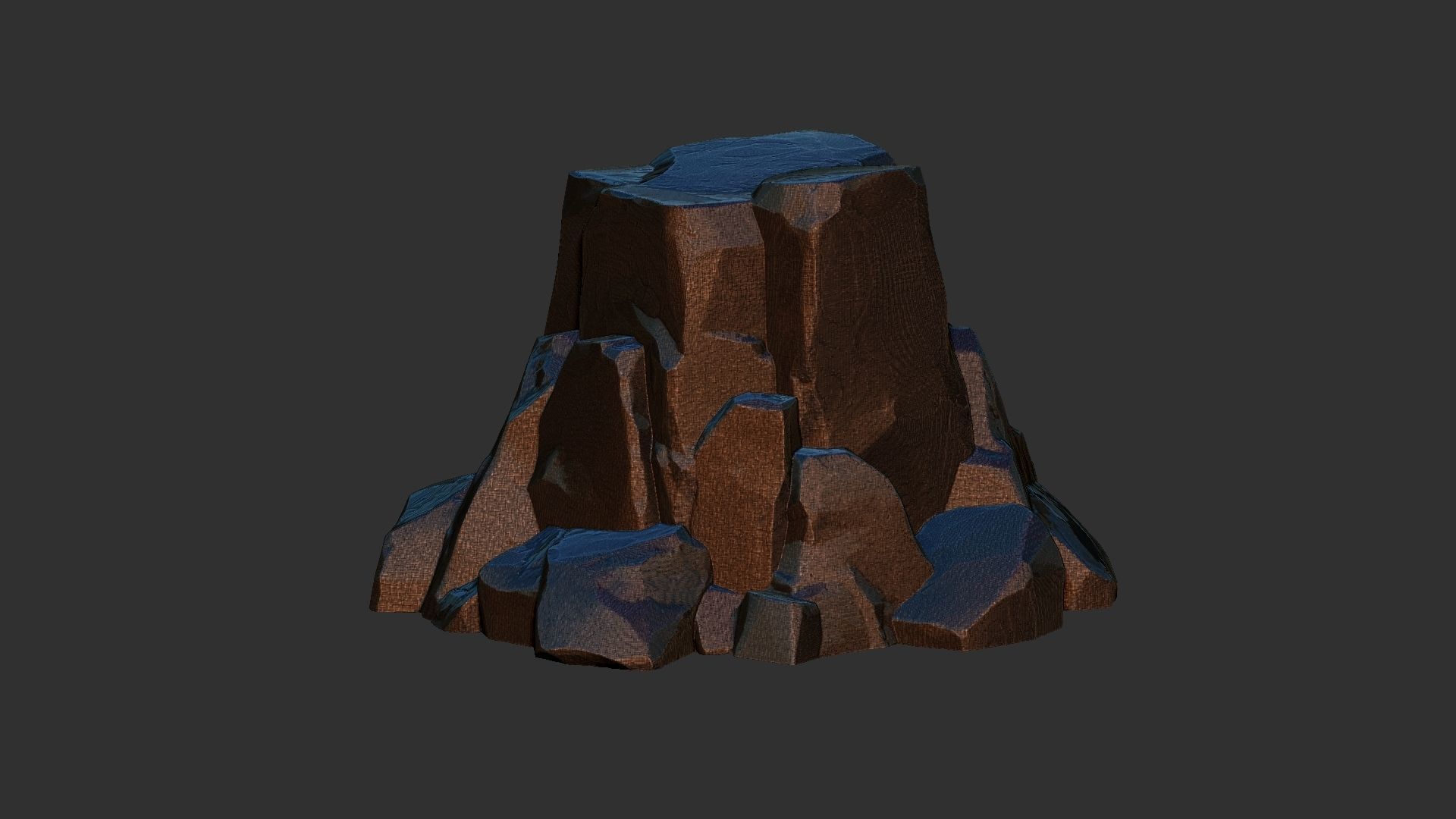 3D Mountain rock Zbrush sculpt 3D model_24