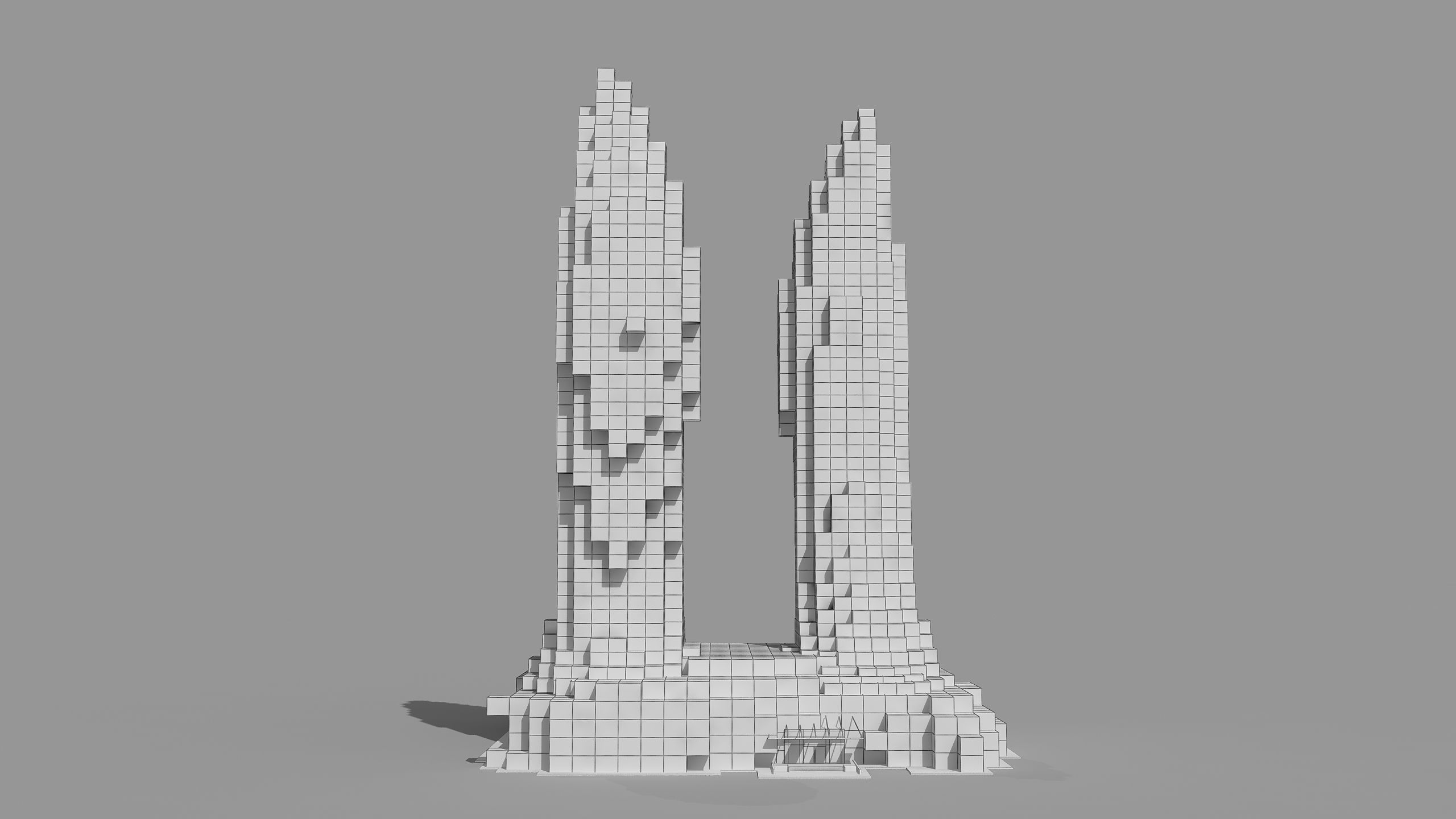 0184 - Skyscraper Architecture 3D Project - 2D Drawings 3D model_15