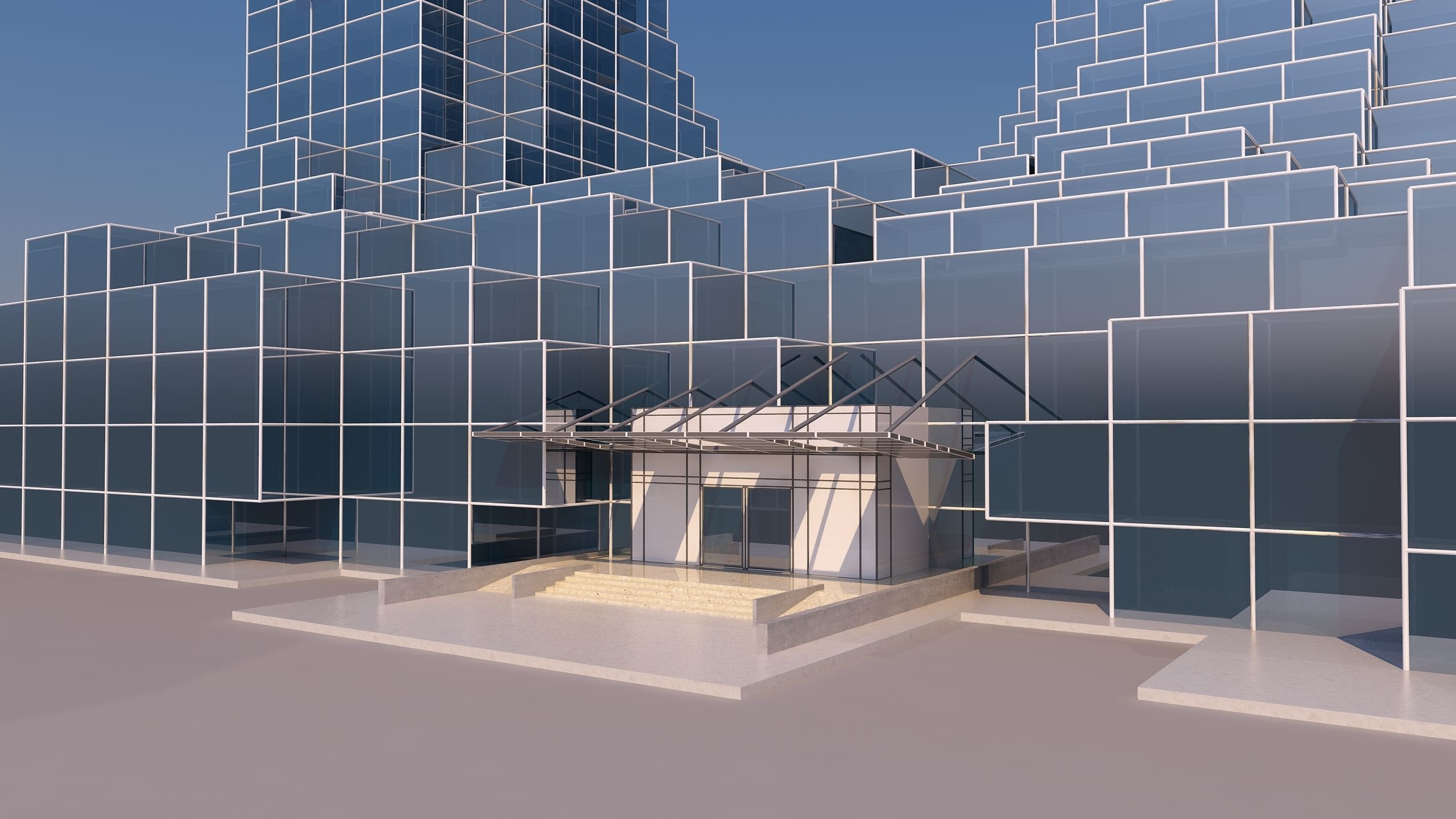 0184 - Skyscraper Architecture 3D Project - 2D Drawings 3D model_10