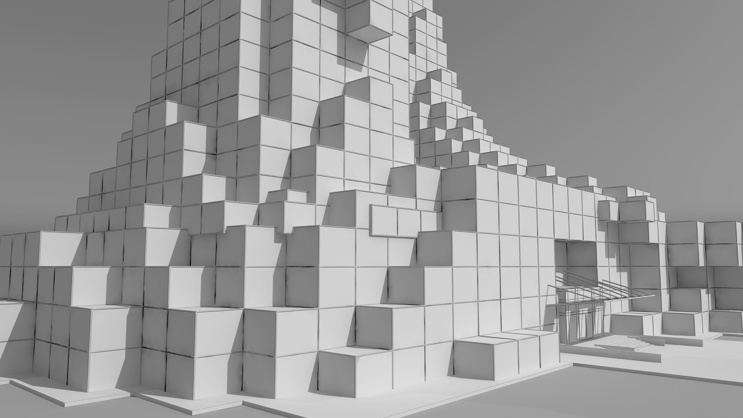 0184 - Skyscraper Architecture 3D Project - 2D Drawings 3D model_23