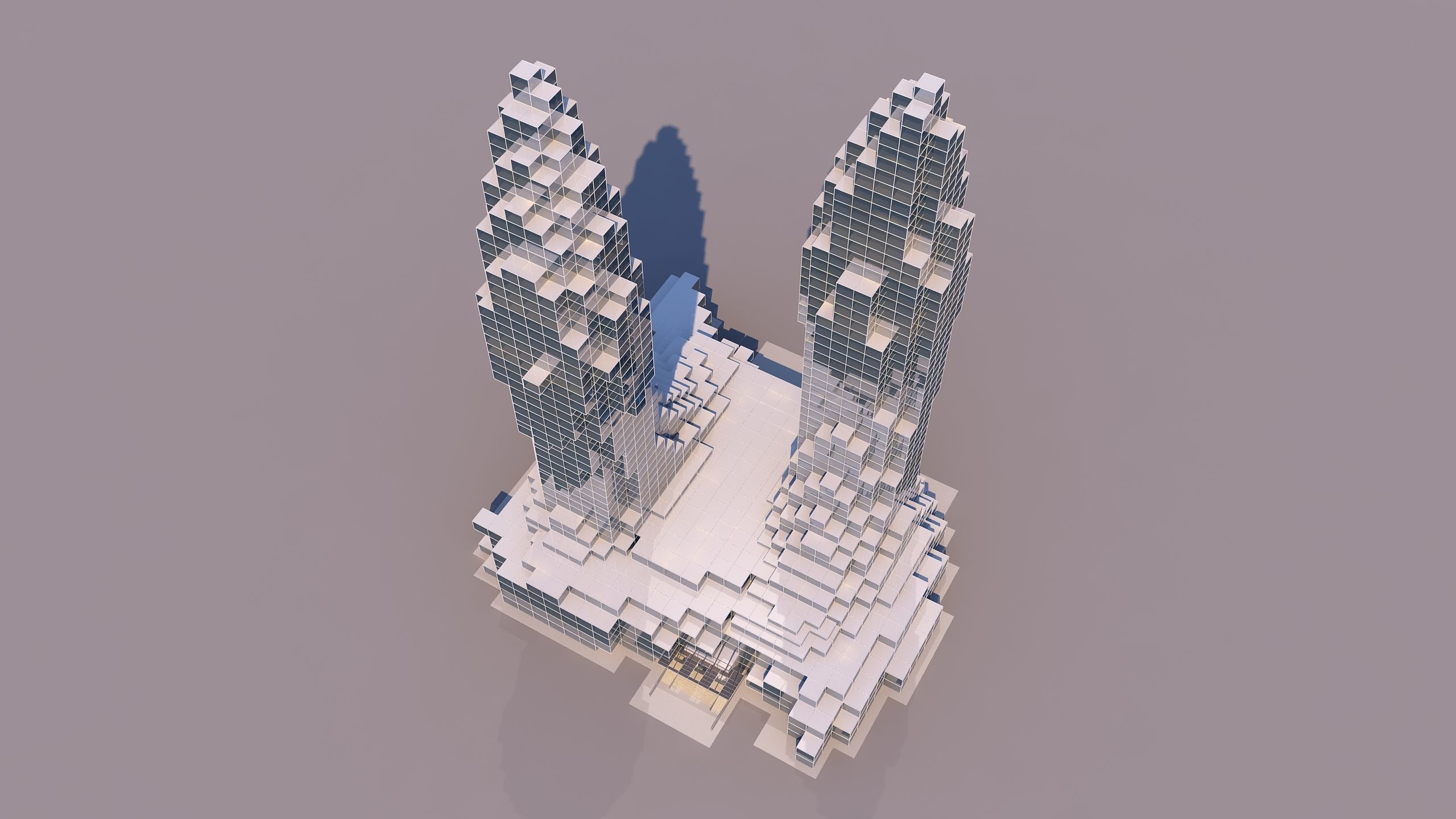 0184 - Skyscraper Architecture 3D Project - 2D Drawings 3D model_5