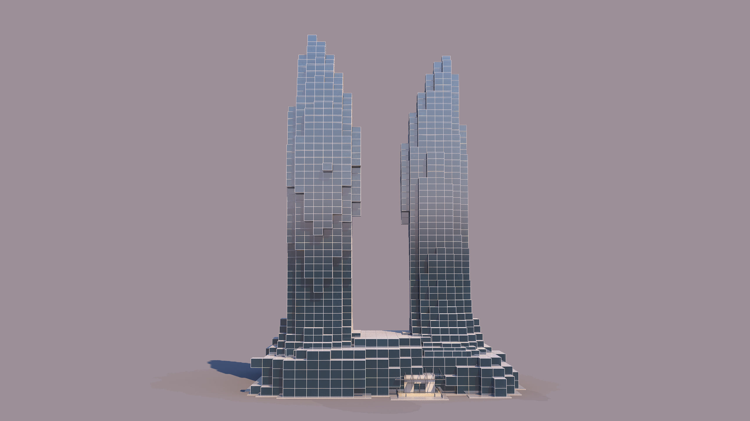 0184 - Skyscraper Architecture 3D Project - 2D Drawings 3D model_3