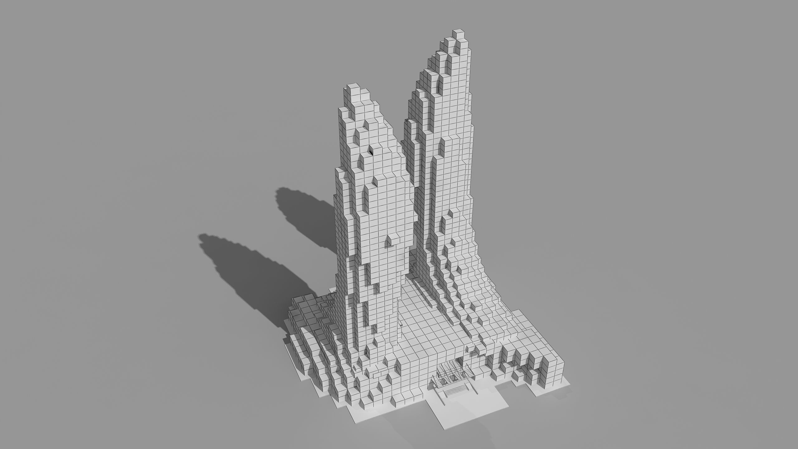 0184 - Skyscraper Architecture 3D Project - 2D Drawings 3D model_18