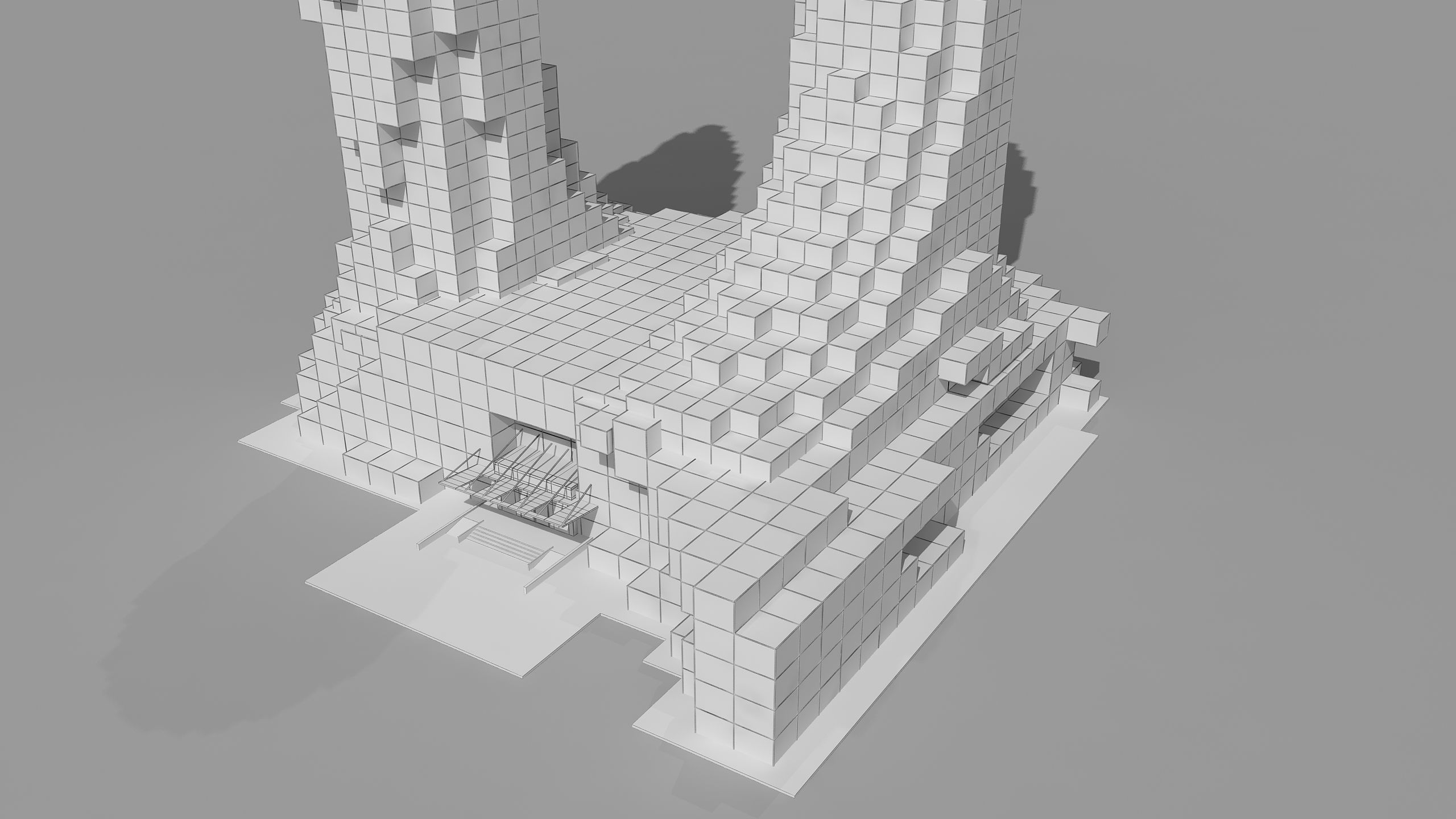 0184 - Skyscraper Architecture 3D Project - 2D Drawings 3D model_19