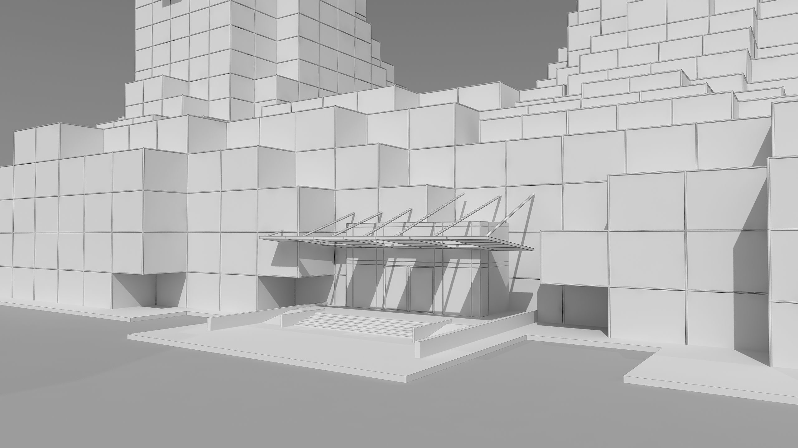 0184 - Skyscraper Architecture 3D Project - 2D Drawings 3D model_25