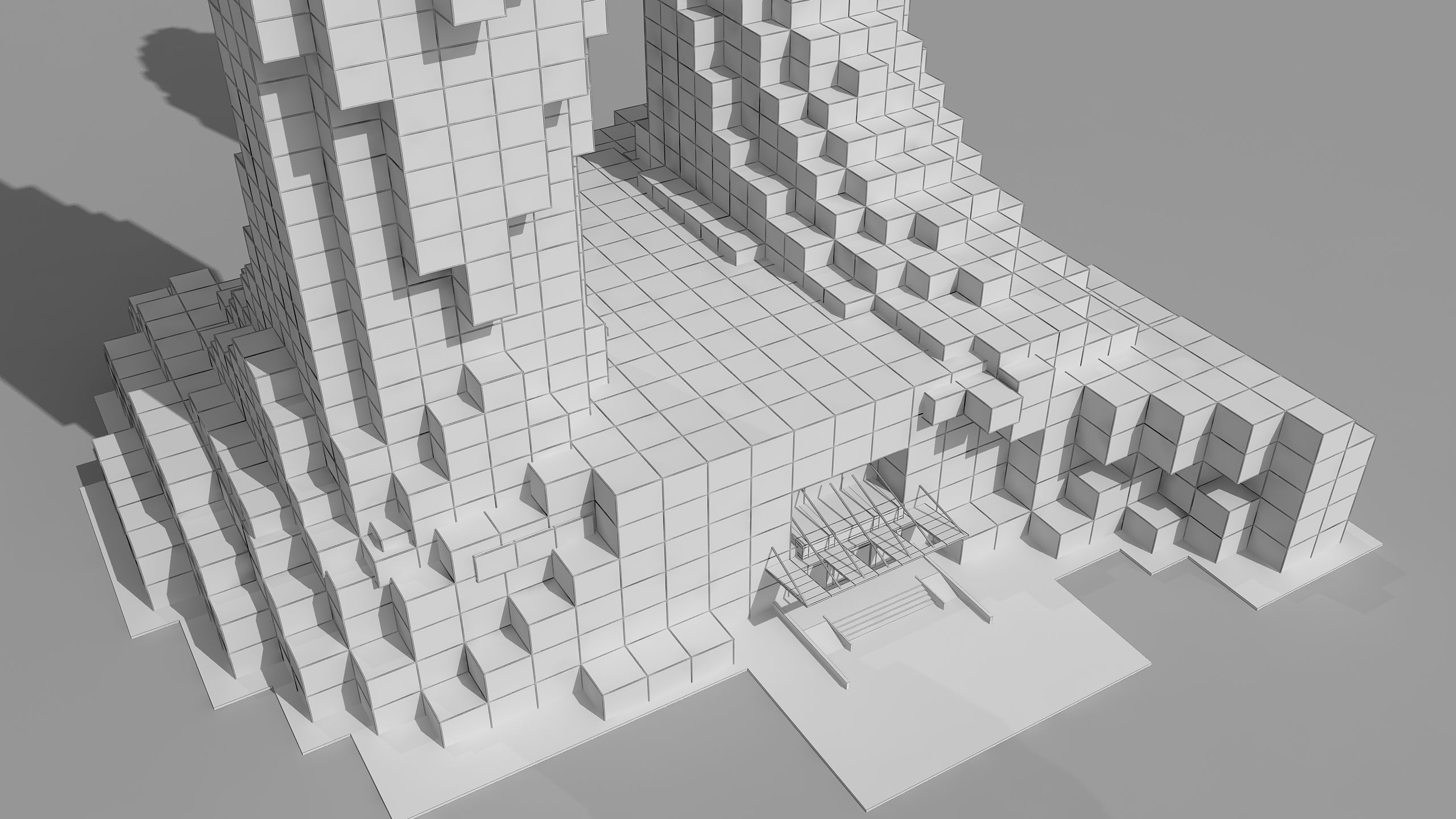 0184 - Skyscraper Architecture 3D Project - 2D Drawings 3D model_21