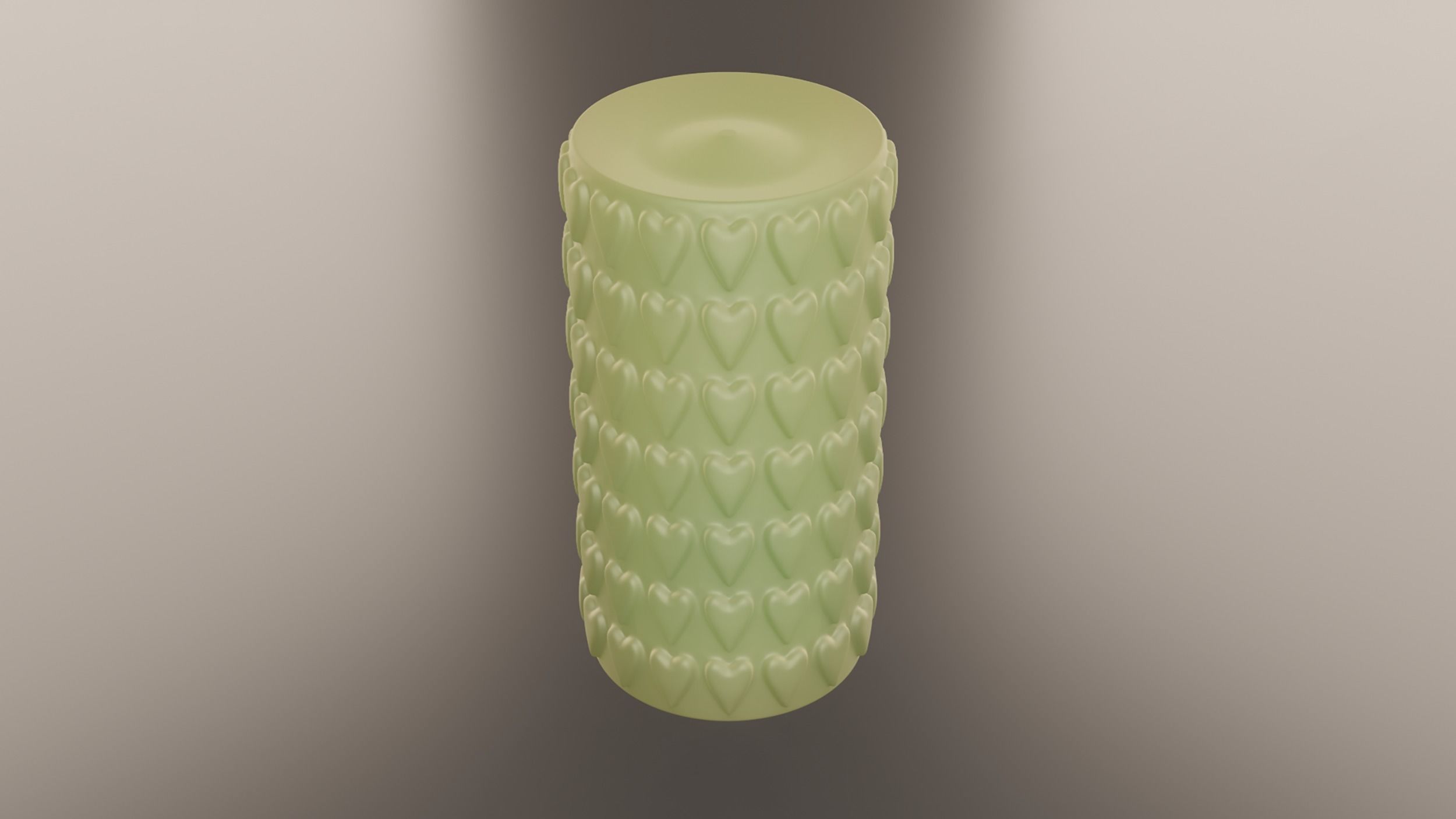 Downloadable 3D Print STL Files for Candle Making Polygon Hearts 3D print model_2