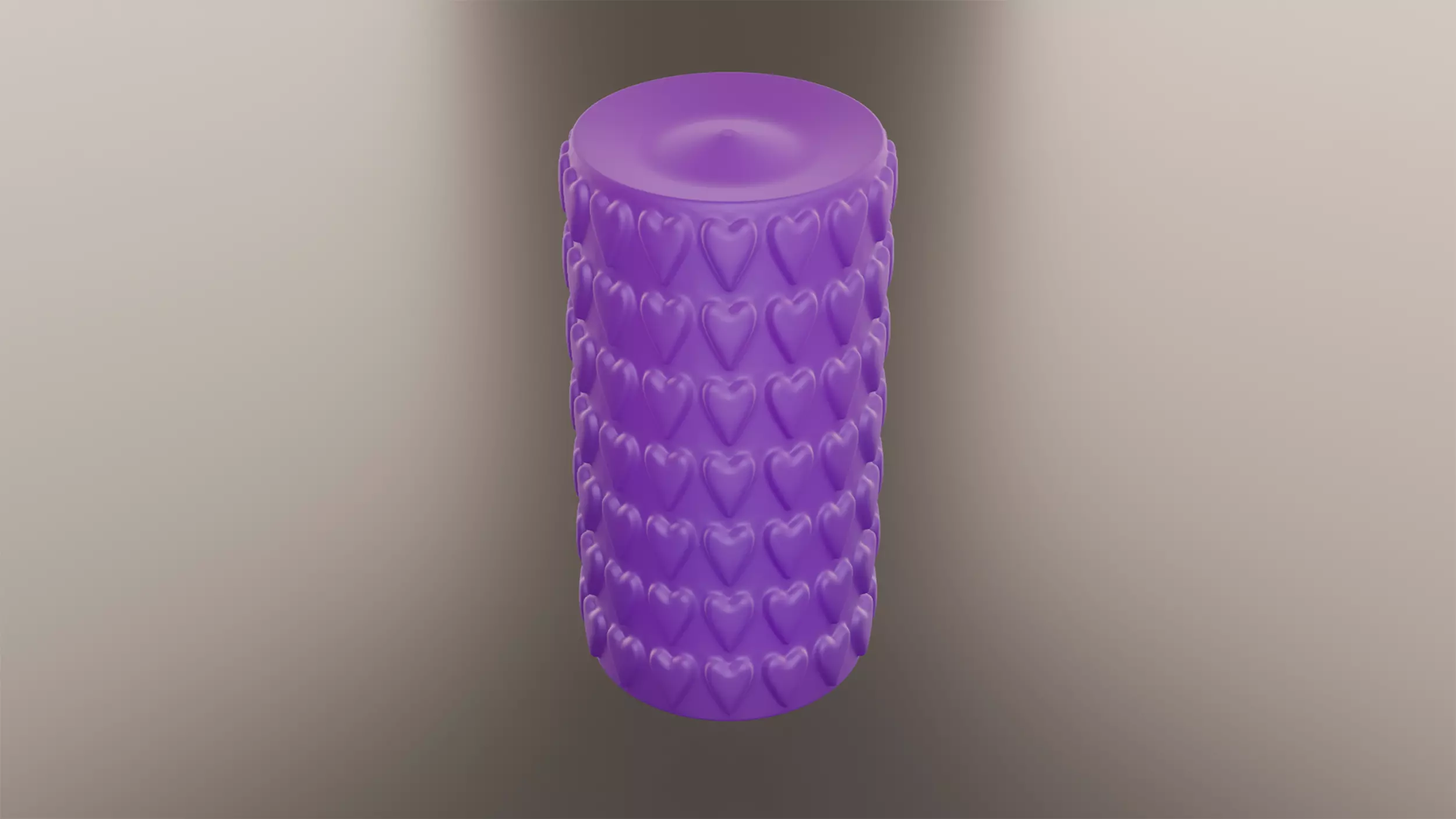 Downloadable 3D Print STL Files for Candle Making Polygon Hearts 3D print model_0