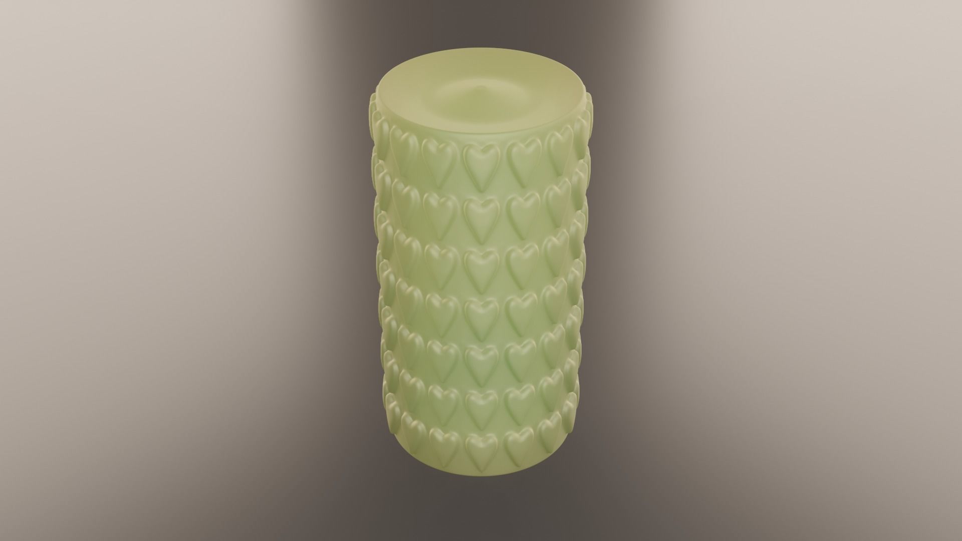 Downloadable 3D Print STL Files for Candle Making Polygon Hearts 3D print model_1