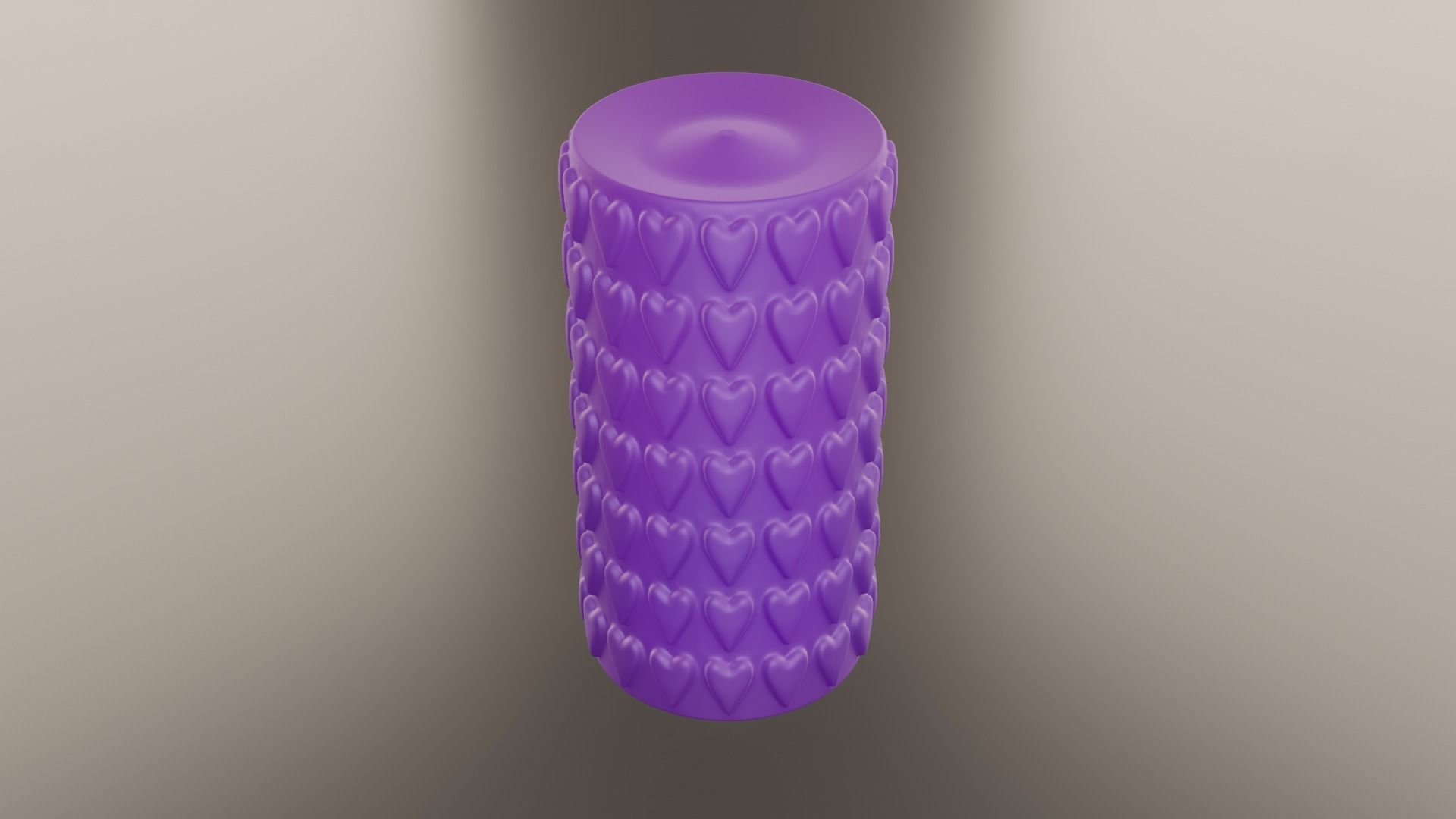 Downloadable 3D Print STL Files for Candle Making Polygon Hearts 3D print model_3