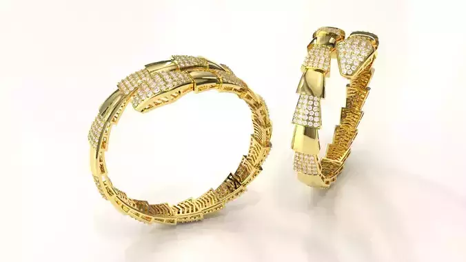 Bracelet Snake 3D print model
